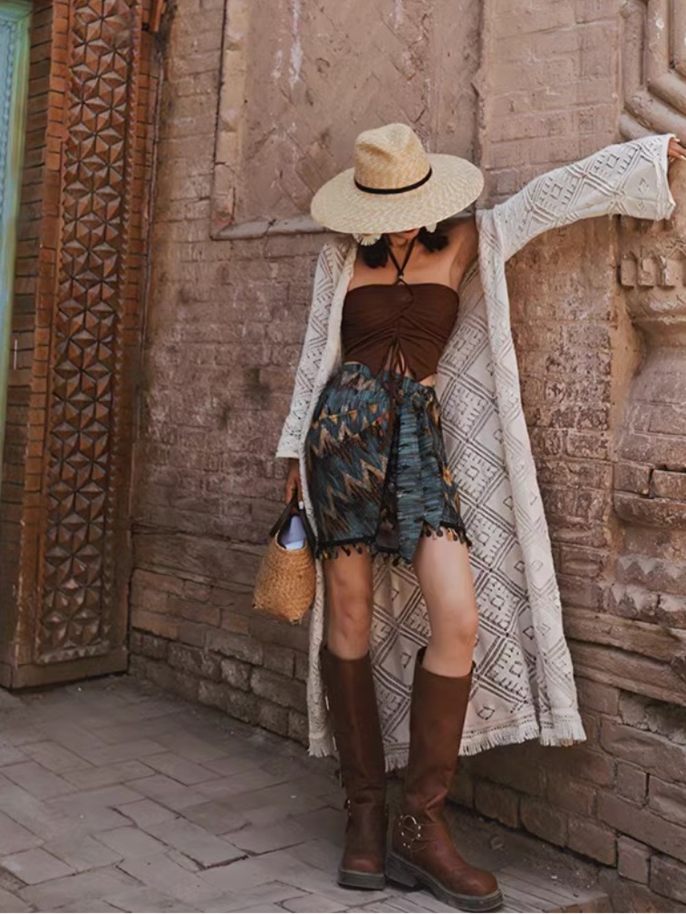 ZURMNION | Boho Mini Skirt